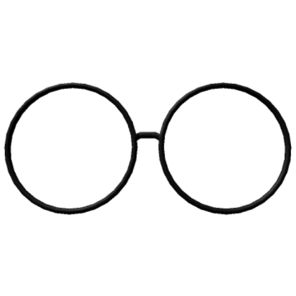 Simple Black Circle Glasses De Catalog Items