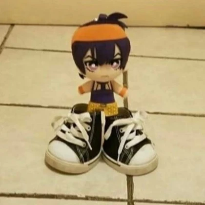 narancia plushie with shoes