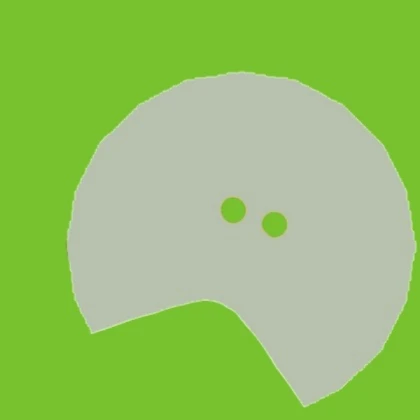 Kaiju Paradise - Lime Slime Pup face decal