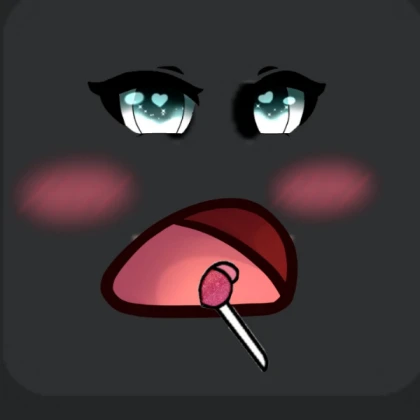 Lollipop confused face